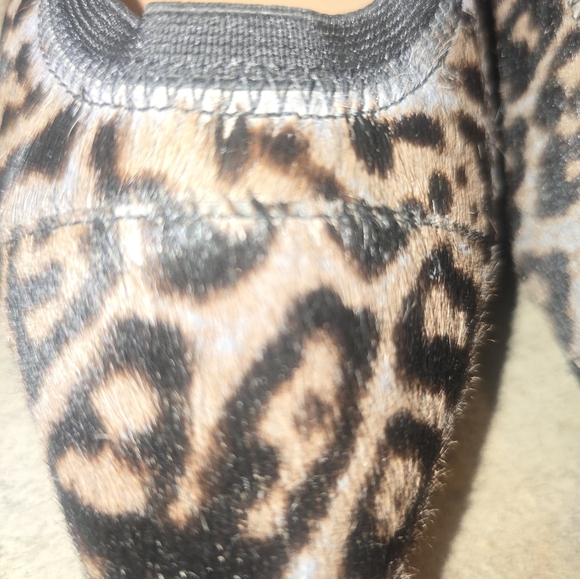 Me Too Arianna Ballet Flat Animal Print Calf Hair Leather Size 8.5 - Picture 4 of 6